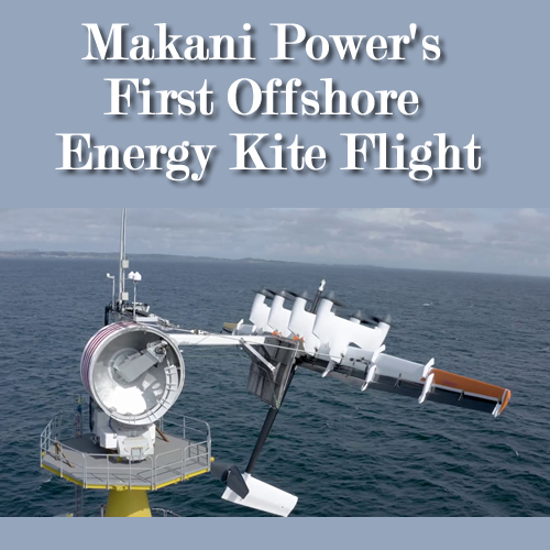 Makani Offshore Energy Kite Test Flight